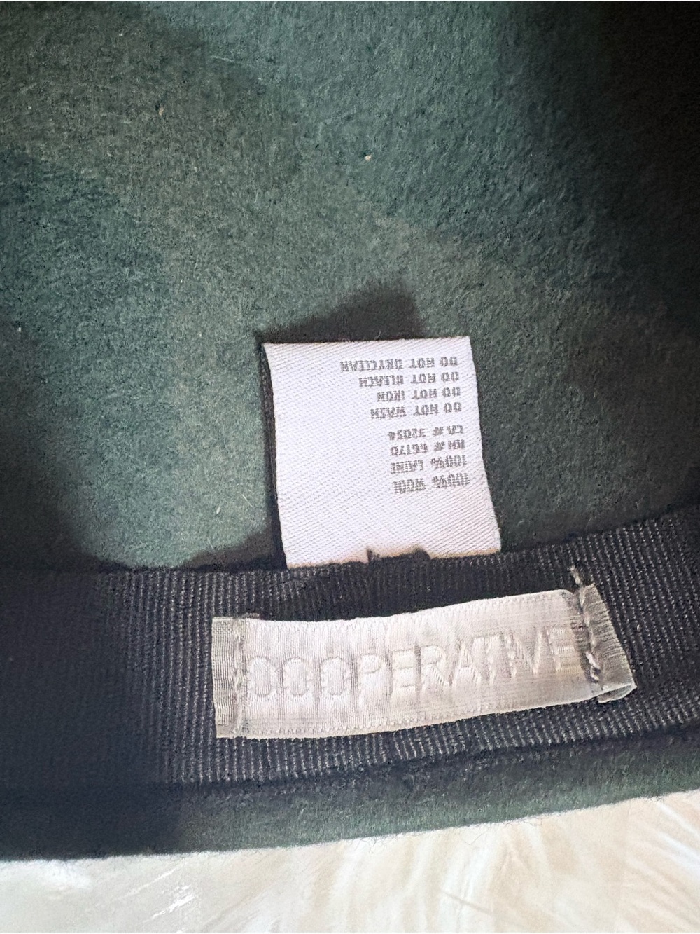 Cooperative Forest Green Felt Bowler with Leather Band - Picture 3 of 3